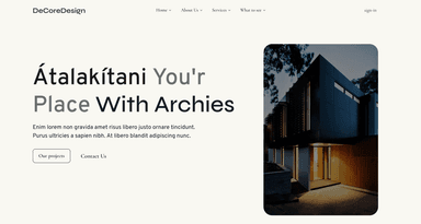 Design Showcase — Concept and UI