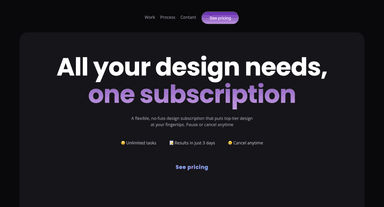 Marketing agency with modern design
